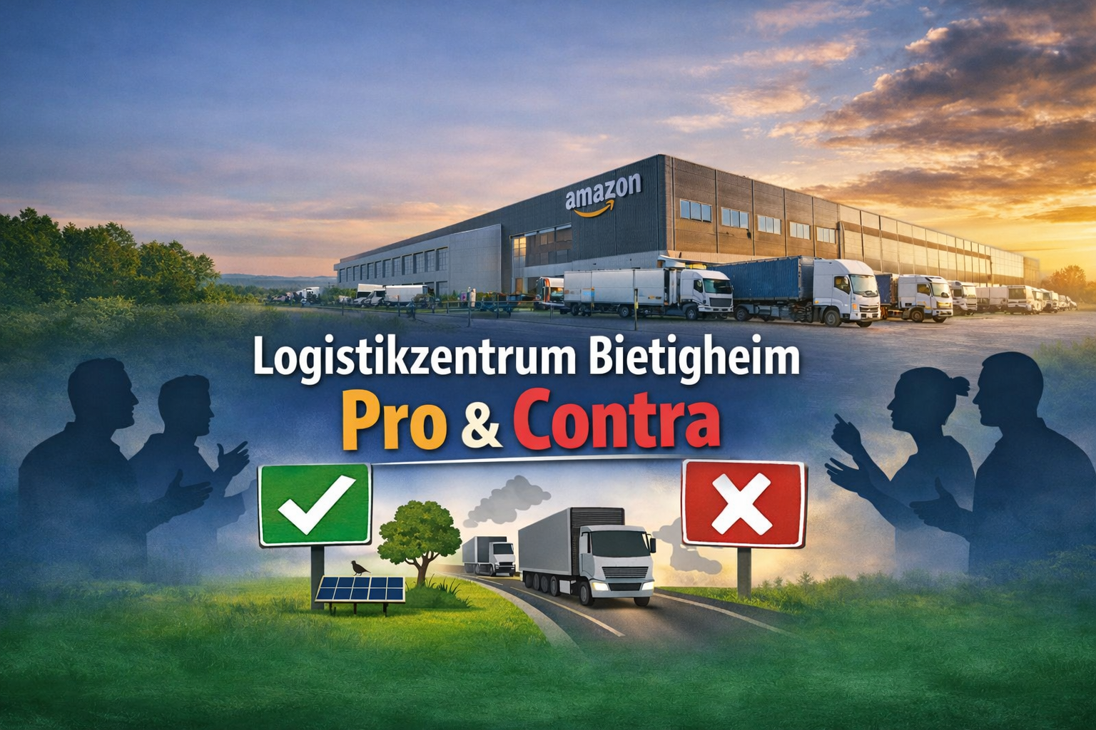 Amazon Logisitkzentrum in Bietigheim
